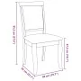 Sillas de comedor con cojines 2 uds madera maciza marrón caucho von , Essstühle - Ref: Foro24-4102487, Preis: 187,50 €, Rabat...