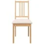 Sillas de comedor con cojines 2uds madera maciza natural caucho von , Essstühle - Ref: Foro24-4102397, Preis: 106,21 €, Rabat...