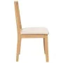 Sillas de comedor con cojines 2uds madera maciza natural caucho von , Essstühle - Ref: Foro24-4102397, Preis: 106,21 €, Rabat...
