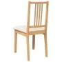 Sillas de comedor con cojines 2uds madera maciza natural caucho von , Essstühle - Ref: Foro24-4102397, Preis: 106,21 €, Rabat...