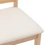 Sillas de comedor con cojines 2uds madera maciza natural caucho von , Essstühle - Ref: Foro24-4102397, Preis: 106,21 €, Rabat...
