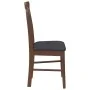 Sillas de comedor con cojines 2 uds madera maciza marrón caucho von , Essstühle - Ref: Foro24-4102500, Preis: 122,50 €, Rabat...