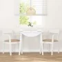 Sillas de comedor con cojines 2uds madera maciza blanco caucho von , Essstühle - Ref: Foro24-4102514, Preis: 172,28 €, Rabatt: %