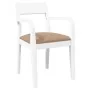 Sillas de comedor con cojines 2uds madera maciza blanco caucho von , Essstühle - Ref: Foro24-4102514, Preis: 172,28 €, Rabatt: %