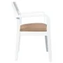 Sillas de comedor con cojines 2uds madera maciza blanco caucho von , Essstühle - Ref: Foro24-4102514, Preis: 172,28 €, Rabatt: %