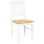 Sillas de comedor 2 unidades madera maciza de caucho blanco von , Essstühle - Ref: Foro24-4102430, Preis: 107,35 €, Rabatt: %