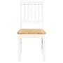 Sillas de comedor 2 unidades madera maciza de caucho blanco von , Essstühle - Ref: Foro24-4102430, Preis: 107,35 €, Rabatt: %