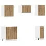 Set de muebles cocina 11 pzas madera ingeniería roble artesanal by , Kitchen cabinets - Ref: Foro24-3328578, Price: 667,34 €,...
