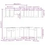 Set de muebles cocina 11 pzas madera ingeniería roble artesanal by , Kitchen cabinets - Ref: Foro24-3328578, Price: 667,34 €,...