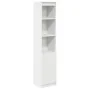Aparador alto blanco 37,5x35x180 cm madera de ingeniería by , Sideboards - Ref: Foro24-861670, Price: 85,05 €, Discount: %