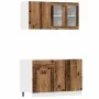 Mueble de cocina 4 piezas madera contrachapada madera vieja by , Kitchen cabinets - Ref: Foro24-3328573, Price: 266,48 €, Dis...