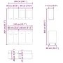 Mueble de cocina 4 piezas madera contrachapada madera vieja by , Kitchen cabinets - Ref: Foro24-3328573, Price: 266,48 €, Dis...