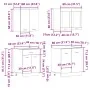 Mueble de cocina 4 piezas madera contrachapada madera vieja by , Kitchen cabinets - Ref: Foro24-3328573, Price: 266,48 €, Dis...