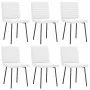 Sillas de comedor 6 uds cuero sintético blanco by , dining chairs - Ref: Foro24-3315542, Price: 252,66 €, Discount: %