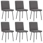 Sillas de comedor 6 unidades cuero sintético gris by , dining chairs - Ref: Foro24-3315485, Price: 251,28 €, Discount: %