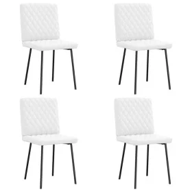 Sillas de comedor 4 unidades cuero sintético blanco von , Essstühle - Ref: Foro24-3315219, Preis: 168,59 €, Rabatt: %