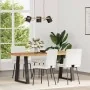 Sillas de comedor 4 unidades cuero sintético blanco by , dining chairs - Ref: Foro24-3315219, Price: 168,57 €, Discount: %
