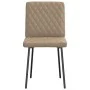 Sillas de comedor 2 unidades cuero sintético color capuchino by , dining chairs - Ref: Foro24-4101117, Price: 89,87 €, Discou...