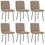Sillas de comedor 6 unidades cuero sintético color capuchino de , Sillas de comedor - Ref: Foro24-3315540, Precio: 251,04 €, ...
