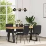 Sillas de comedor 4 unidades cuero sintético negro de , Sillas de comedor - Ref: Foro24-3315271, Precio: 167,85 €, Descuento: %