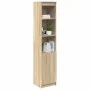Aparador alto roble Sonoma 37,5x35x180 cm madera de ingeniería by , Sideboards - Ref: Foro24-861672, Price: 85,15 €, Discount: %