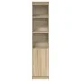 Aparador alto roble Sonoma 37,5x35x180 cm madera de ingeniería by , Sideboards - Ref: Foro24-861672, Price: 85,15 €, Discount: %