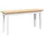 Banco 90 cm Madera Maciza Caucho de , Bancos de comedor y cocina - Ref: Foro24-4102596, Precio: 70,34 €, Descuento: %