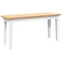 Banco 90 cm Madera Maciza Caucho de , Bancos de comedor y cocina - Ref: Foro24-4102596, Precio: 70,34 €, Descuento: %