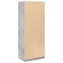 Armario de madera de ingeniería gris hormigón 80x50x200 cm de , Armarios roperos - Ref: Foro24-3307750, Precio: 143,54 €, Des...