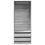 Armario de madera de ingeniería gris Sonoma 80x50x200 cm de , Armarios roperos - Ref: Foro24-3307752, Precio: 150,22 €, Descu...