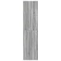 Armario de madera de ingeniería gris Sonoma 80x50x200 cm de , Armarios roperos - Ref: Foro24-3307752, Precio: 150,22 €, Descu...