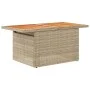 Set sofás jardín y cojines 10 pzas ratán sintético acacia beige by , Garden sets - Ref: Foro24-3327530, Price: 719,45 €, Disc...