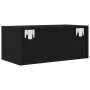 Mueble de TV madera de ingeniería roble negro 60x31x25,5 cm by , TV Furniture - Ref: Foro24-861438, Price: 39,76 €, Discount: %