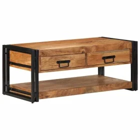 Mesa de centro madera maciza de acacia 90x50x38 cm von , Couchtisch - Ref: Foro24-4016687, Preis: 195,11 €, Rabatt: %