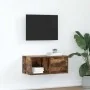 Mueble para TV madera contrachapada roble ahumado 60x31x25,5 cm von , TV-Möbel - Ref: Foro24-861444, Preis: 38,90 €, Rabatt: %