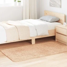 Alfombra peluda de pelo largo NAVARRA beige 80x150 cm Poliéster by , Rugs - Ref: Foro24-4102813, Price: 23,38 €, Discount: %