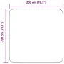 Alfombra peluda de pelo largo NAVARRA crema 200x200cm poliéster de , Alfombras - Ref: Foro24-4102879, Precio: 60,34 €, Descue...