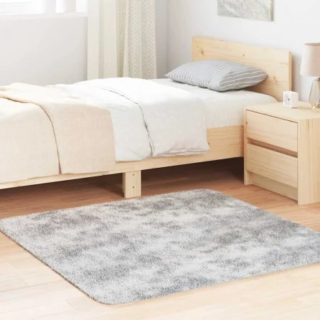 Alfombra de pelo largo NAVARRA gris claro 120x120 cm poliéster de , Alfombras - Ref: Foro24-4102866, Precio: 32,90 €, Descuen...
