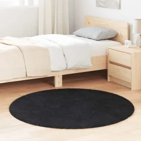 Alfombra peluda de pelo largo NAVARRA negra 120x120cm poliéster von , Teppiche - Ref: Foro24-4102902, Preis: 24,44 €, Rabatt: %