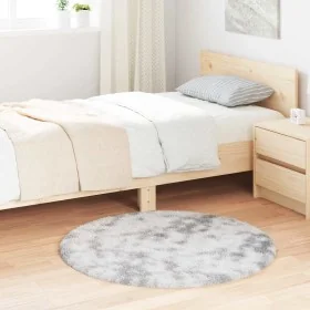 Alfombra de pelo largo NAVARRA gris claro 100x100 cm poliéster by , Rugs - Ref: Foro24-4102898, Price: 21,27 €, Discount: %