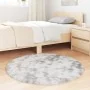 Alfombra de pelo largo NAVARRA gris claro 100x100 cm poliéster by , Rugs - Ref: Foro24-4102898, Price: 21,27 €, Discount: %