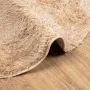 Alfombra peluda de pelo largo NAVARRA beige 100x100cm poliéster by , Rugs - Ref: Foro24-4102893, Price: 21,27 €, Discount: %