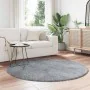 Alfombra de pelo largo NAVARRA gris plateado 160x160 cm de , Alfombras - Ref: Foro24-4102916, Precio: 34,59 €, Descuento: %