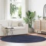 Alfombra de pelo largo NAVARRA azul marino 200x200 cm poliéster de , Alfombras - Ref: Foro24-4102923, Precio: 52,25 €, Descue...