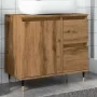 Armario de baño madera de ingeniería roble artisan 65x33x60 cm de , Tocadores de baño - Ref: Foro24-857224, Precio: 86,64 €, ...