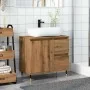 Armario de baño madera de ingeniería roble artisan 65x33x60 cm de , Tocadores de baño - Ref: Foro24-857224, Precio: 86,64 €, ...