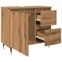 Armario de baño madera de ingeniería roble artisan 65x33x60 cm de , Tocadores de baño - Ref: Foro24-857224, Precio: 86,64 €, ...