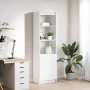 Aparador alto blanco 50x35x180 cm madera de ingeniería de , Aparadores - Ref: Foro24-3328462, Precio: 107,81 €, Descuento: %