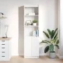 Aparador alto blanco 50x35x180 cm madera de ingeniería de , Aparadores - Ref: Foro24-3328462, Precio: 107,81 €, Descuento: %