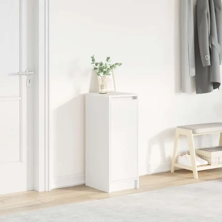 Zapatero blanco 29,5x34x76 cm madera de ingeniería de , Zapateros y organizadores de calzado - Ref: Foro24-861859, Precio: 54...